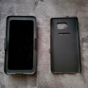 NEW BLACK HARD CASE COVER & BELT CLIP HOLSTER STAND FOR SAMSUNG GALAXY NOTE 5